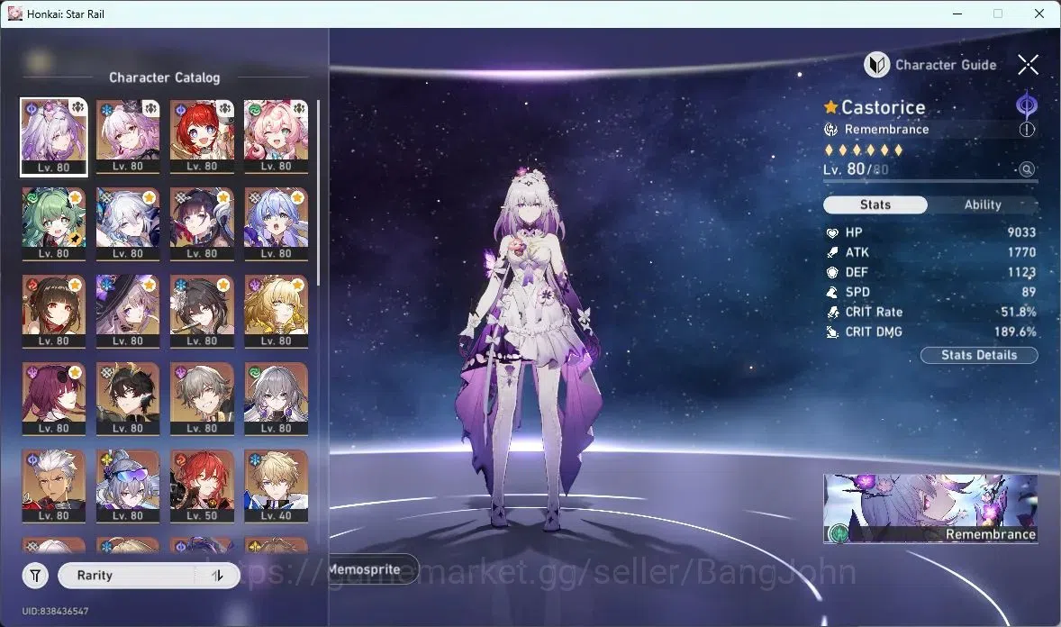 Honkai Star Rail Accounts ASIA | TL 70 | 16 LIMIT | CASTORICE | EVERNIGHT |  image 14
