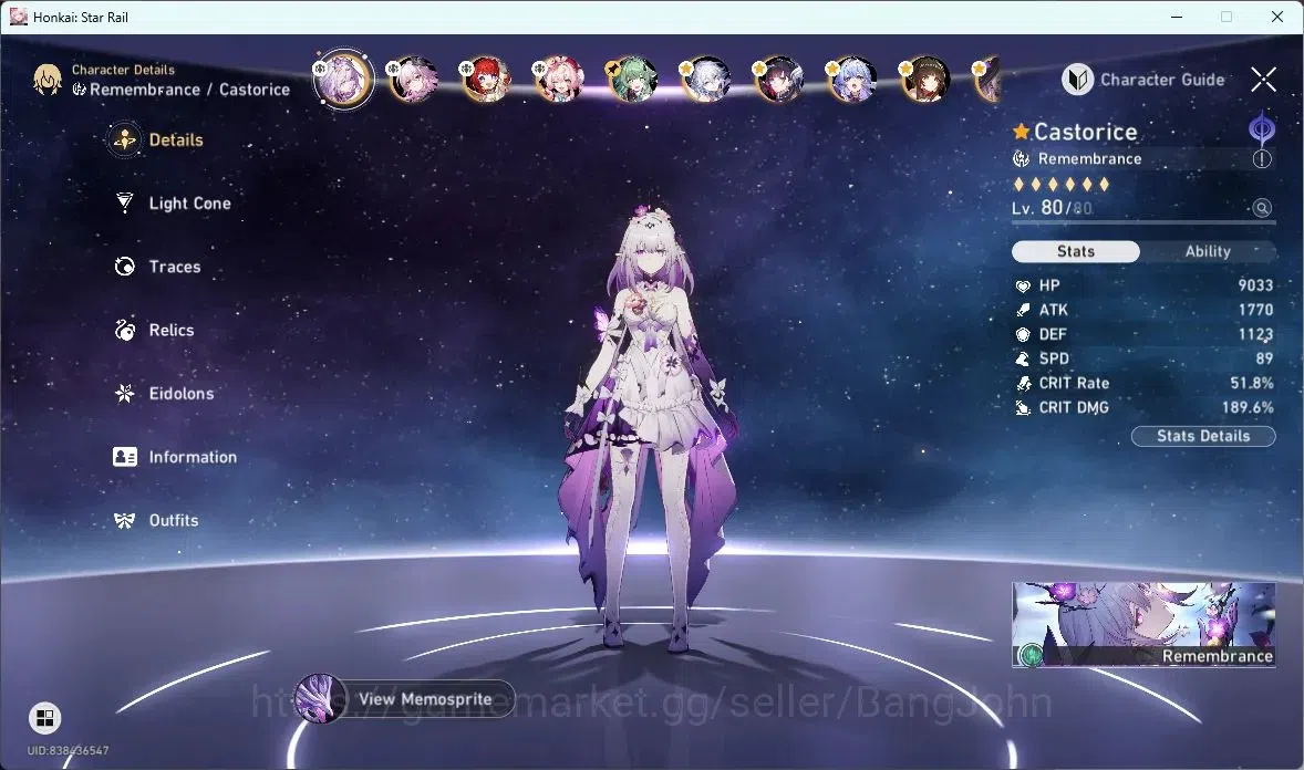 Honkai Star Rail Accounts ASIA | TL 70 | 16 LIMIT | CASTORICE | EVERNIGHT |  image 15