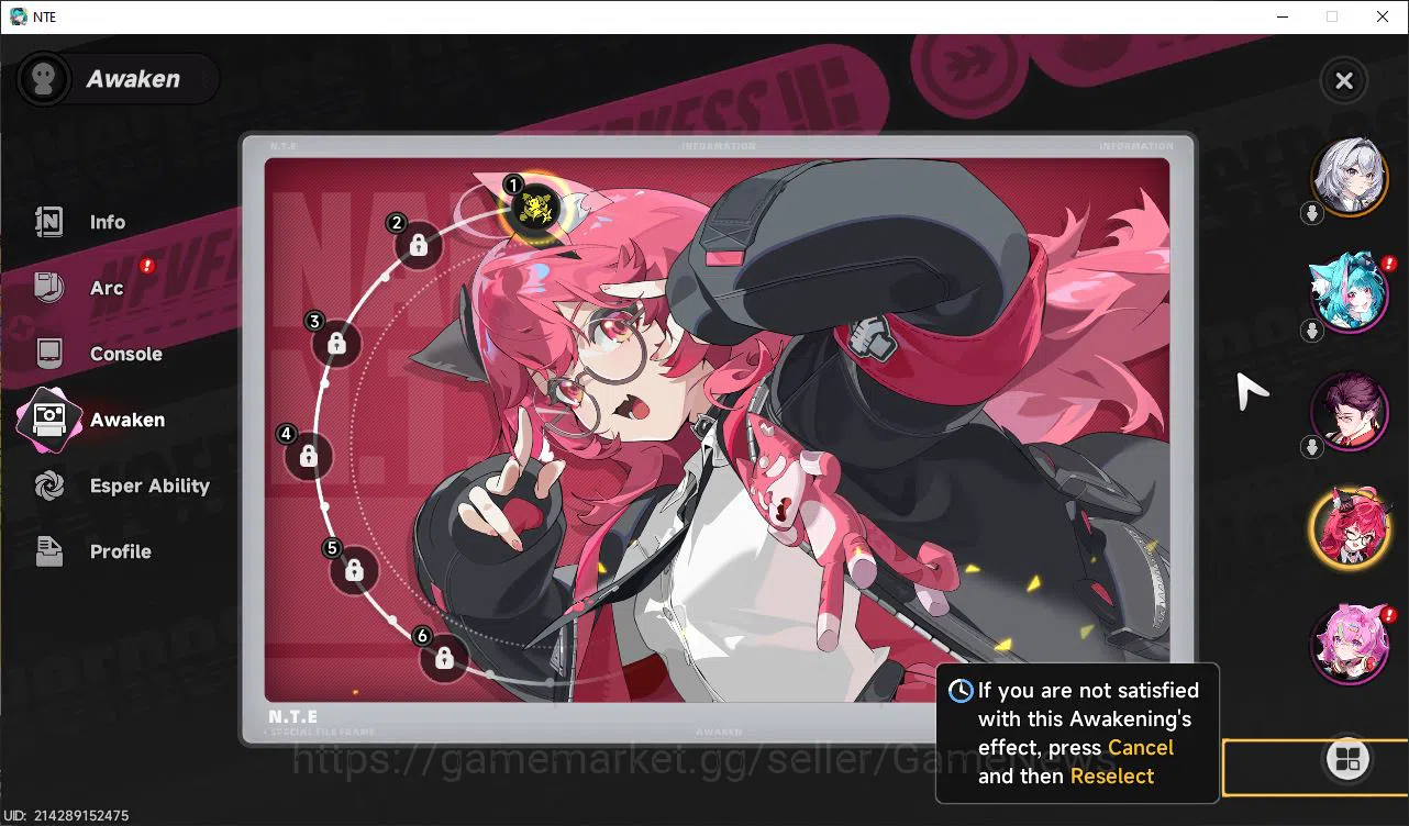 Neverness to Everness Accounts GLOBAL SEA|HL 3|1 SSR Limited Nanally Awk 1 + 3 SR image 2