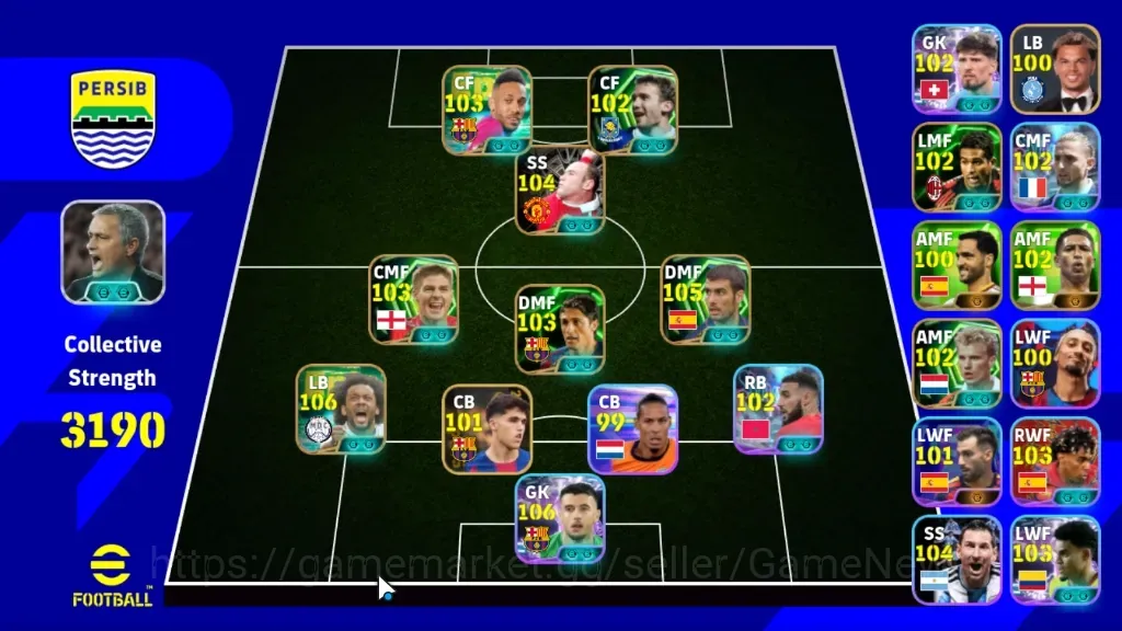 Transparency Android Buy eFootball Accounts - Android | Power 3190 | 9 Epic Marcelo,Pep ...