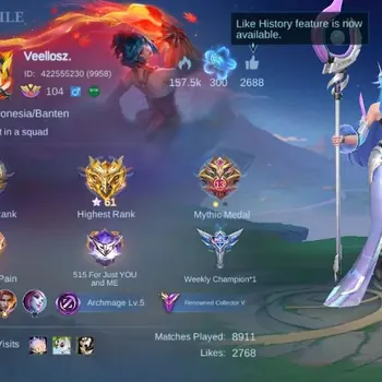 Mobile Legends: Bang Bang Accounts Rare Skin Skin 281|Renowned|Lborn Fanny|3 Blazing(Franco,Layla,Esme)|2
