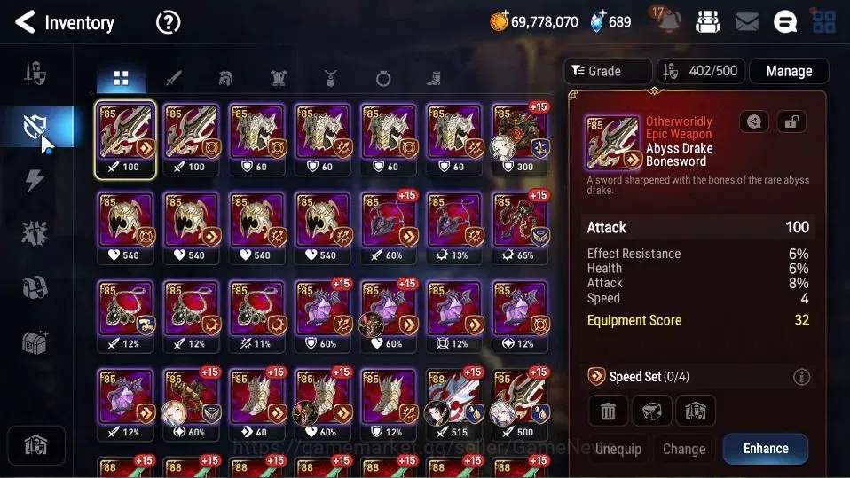 Epic Seven Accounts Collaboration Hero KOREA Verif|24 ML[Notos,LOTScales,Har setti,Genesis Ras,Etc]+Full Collab 20