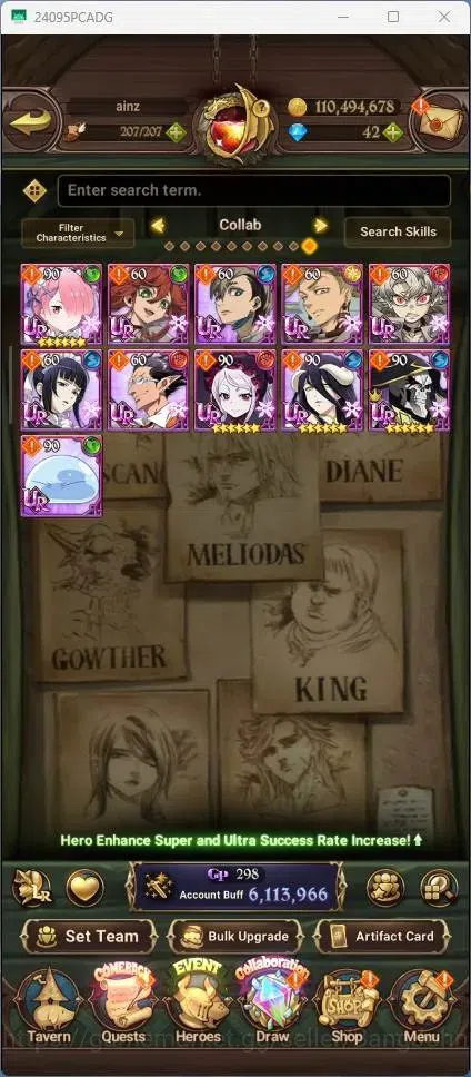 The Seven Deadly Sins: Grand Cross Accounts ASIA |6.1M CC|177 LS|LR Mesis 3/6|UR KOP Tristan 5 image 5
