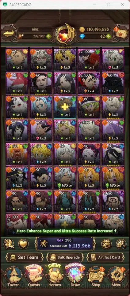 The Seven Deadly Sins: Grand Cross Accounts ASIA |6.1M CC|177 LS|LR Mesis 3/6|UR KOP Tristan 5 image 7