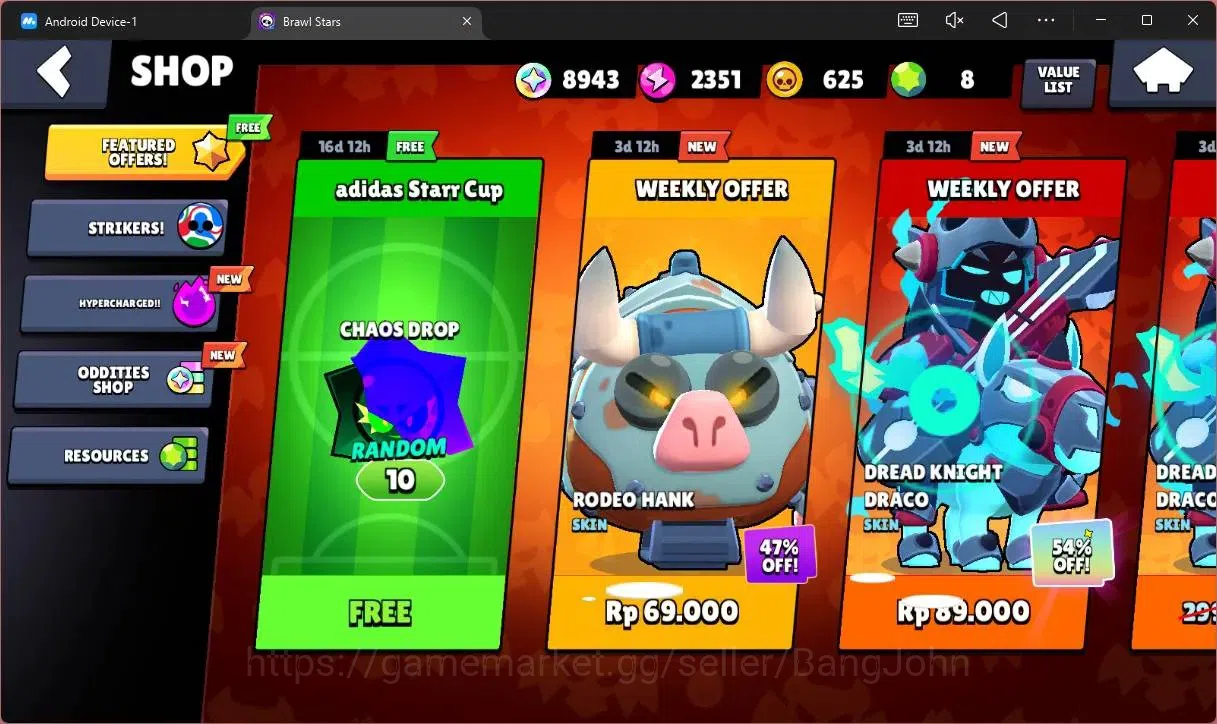 Brawl Stars Accounts Global |111084 Trophy|103 Brawler|86 Max Hyperchar image 4