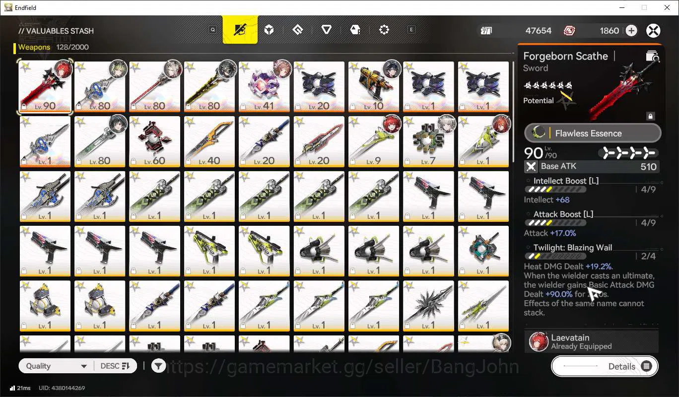 Arknights: Endfield Accounts  Lv54 | ASIA | MidGame | Prem Laevantain+Sign Part image 10