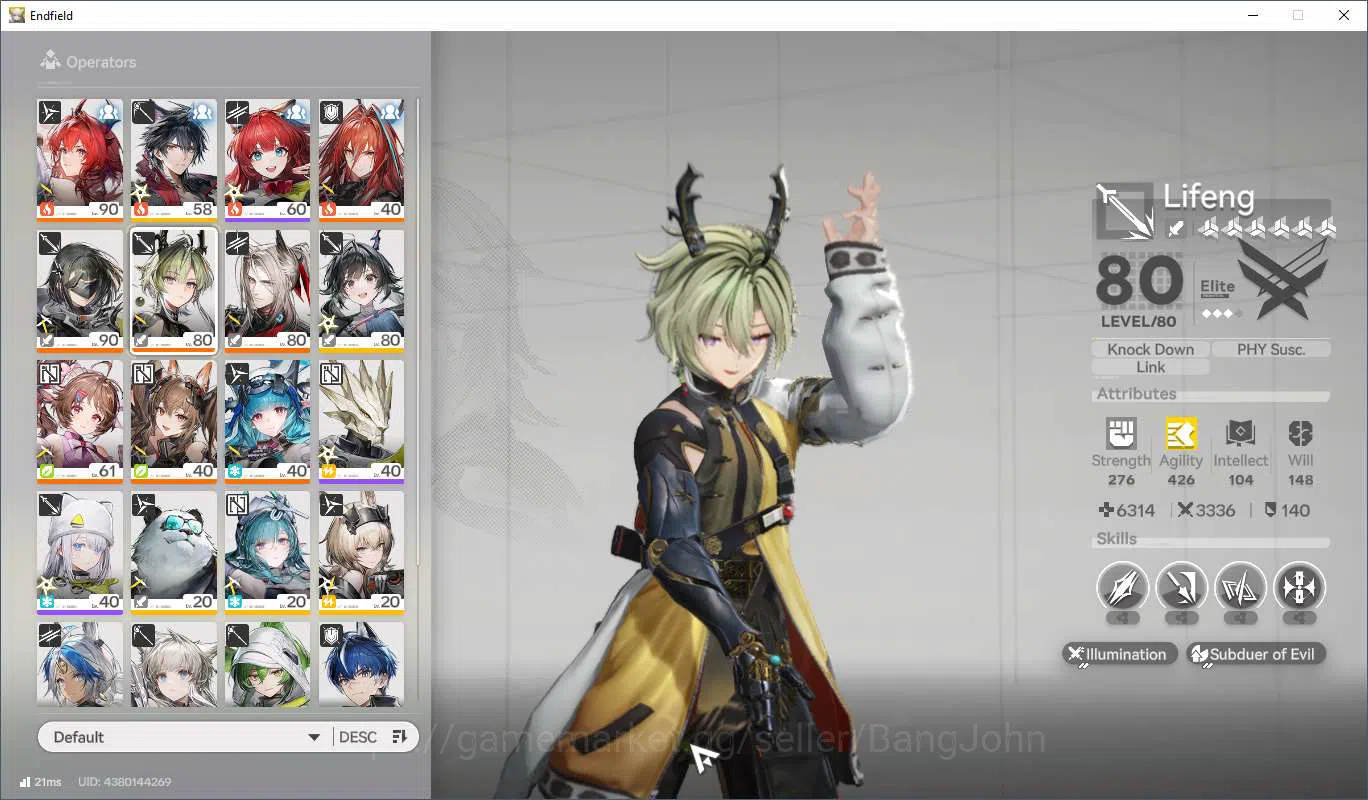 Arknights: Endfield Accounts  Lv54 | ASIA | MidGame | Prem Laevantain+Sign Part image 5