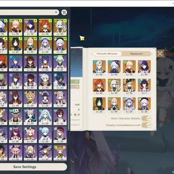 Genshin Impact Accounts Others ASIA|AR 57| Neuvillette Pream Team| 8 Limited + 5 (*5Weapon)| (Raiden Shogun