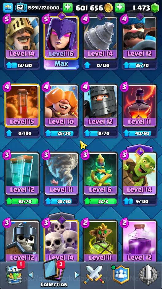 Clash Royale Accounts Lv 62|Trophy 10656|KTL 15|Limited Skin|Card 121|1  image 15