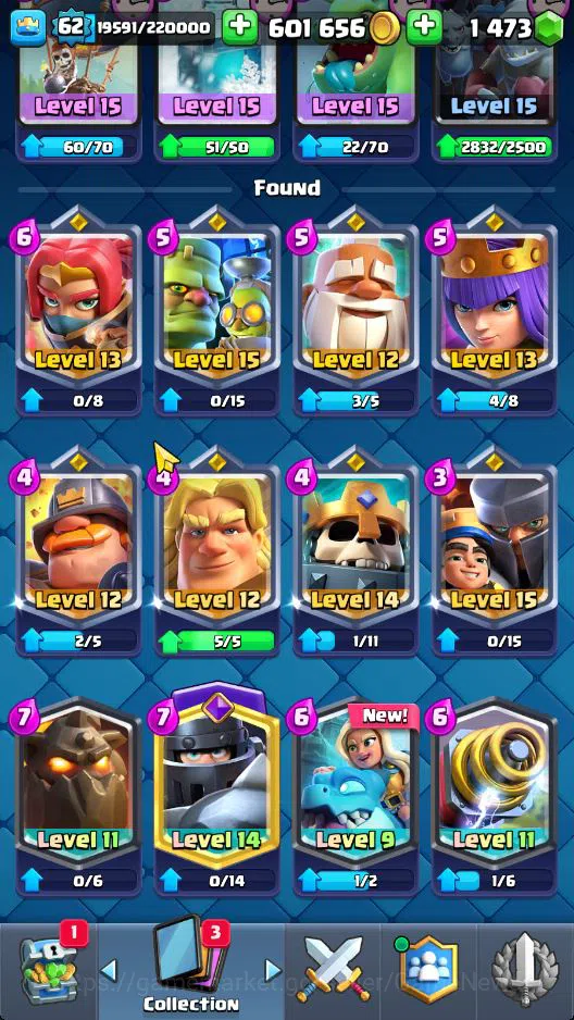 Clash Royale Accounts Lv 62|Trophy 10656|KTL 15|Limited Skin|Card 121|1  image 18