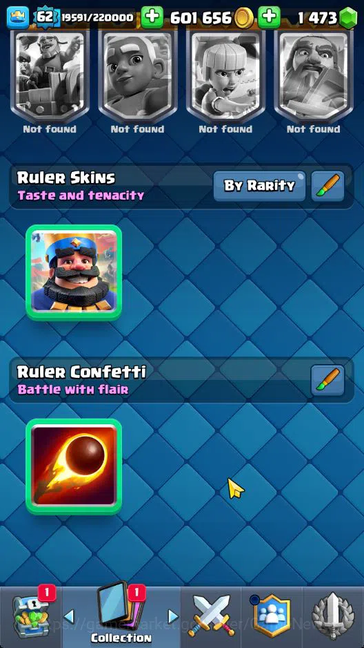 Clash Royale Accounts Lv 62|Trophy 10656|KTL 15|Limited Skin|Card 121|1  image 2