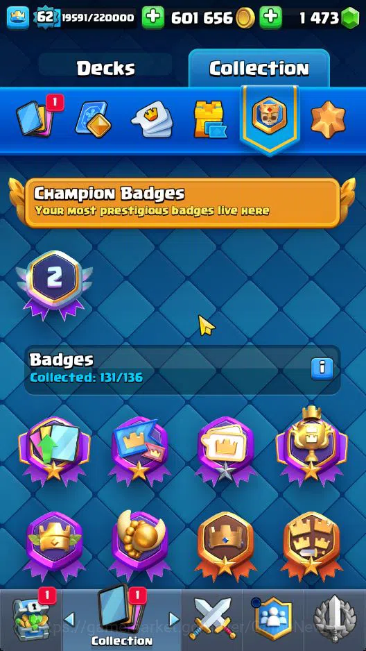 Clash Royale Accounts Lv 62|Trophy 10656|KTL 15|Limited Skin|Card 121|1  image 4