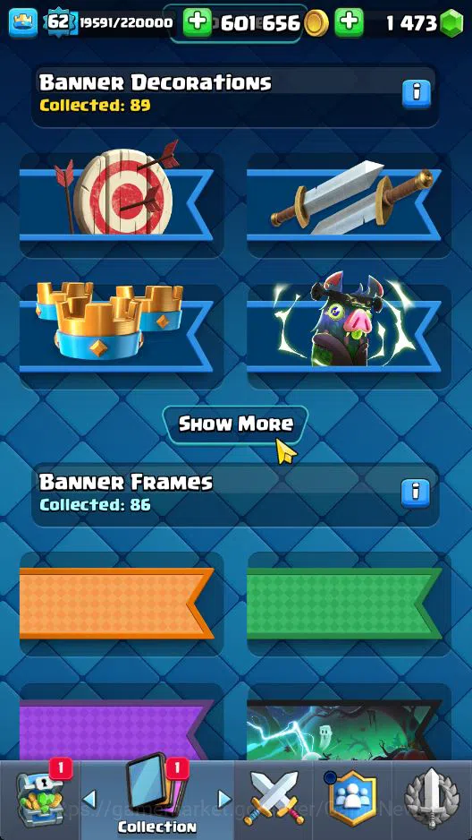 Clash Royale Accounts Lv 62|Trophy 10656|KTL 15|Limited Skin|Card 121|1  image 5