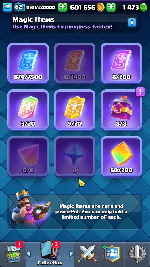Clash Royale Accounts Lv 62|Trophy 10656|KTL 15|Limited Skin|Card 121|1  image 9