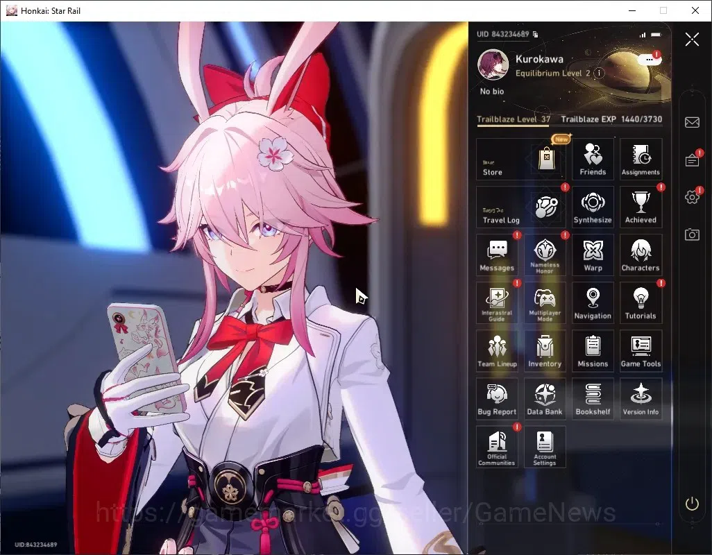 Honkai Star Rail Accounts Others ASIA|TL 37|4 Limited|Evanescia,Huohuo,Kafka,Archer & 2 Standard (Bailu,Himeko)|Female 1