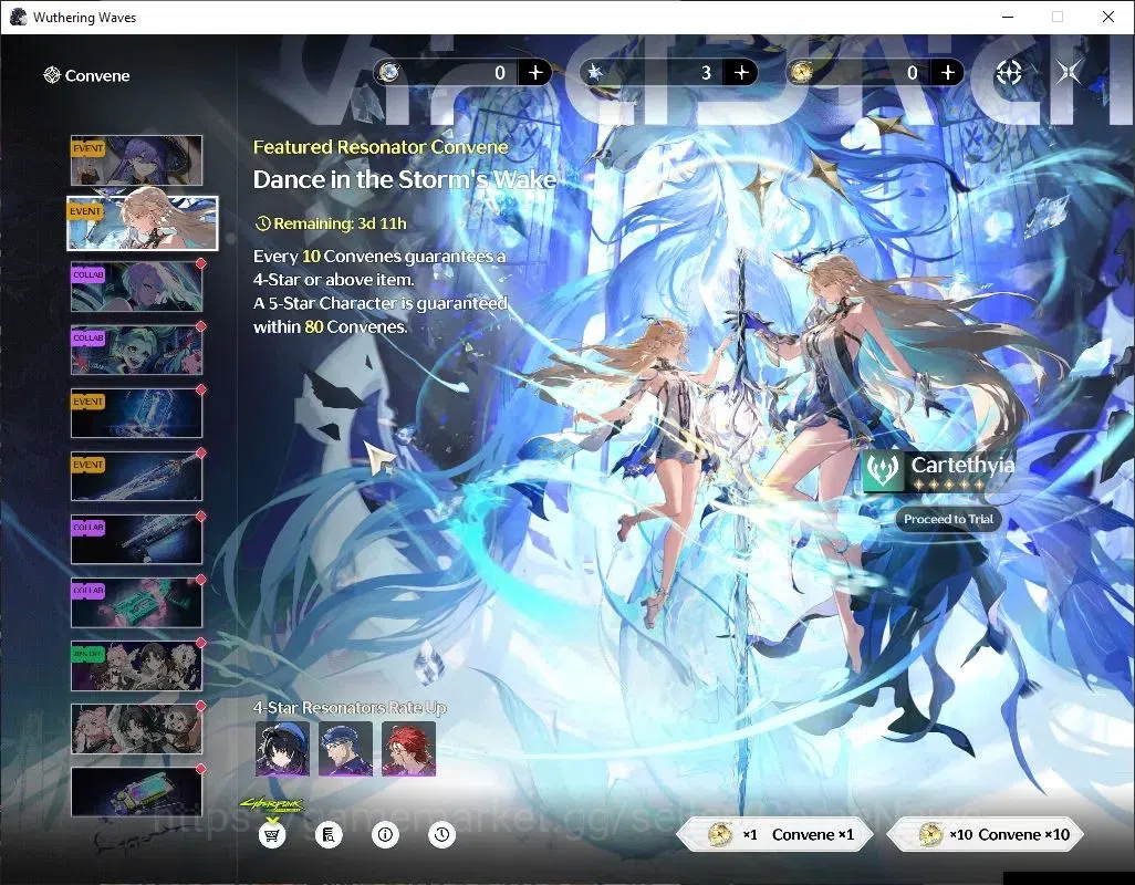 Wuthering Waves Accounts Starter EU |UL 49|3 Limited| Lucy RC 4 + Sign, Lucilla + Sign, Rebecca + Sign |DB Lvl 30|Male 12