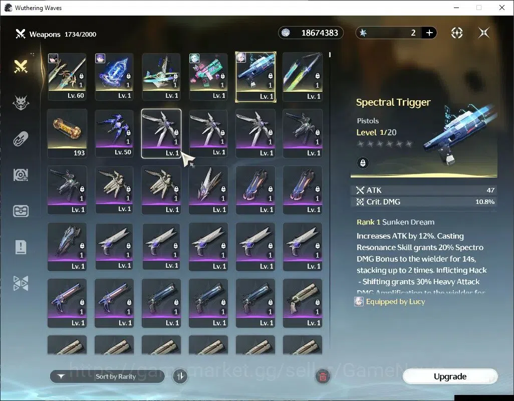 Wuthering Waves Accounts Starter EU |UL 49|3 Limited| Lucy RC 4 + Sign, Lucilla + Sign, Rebecca + Sign |DB Lvl 30|Male 5
