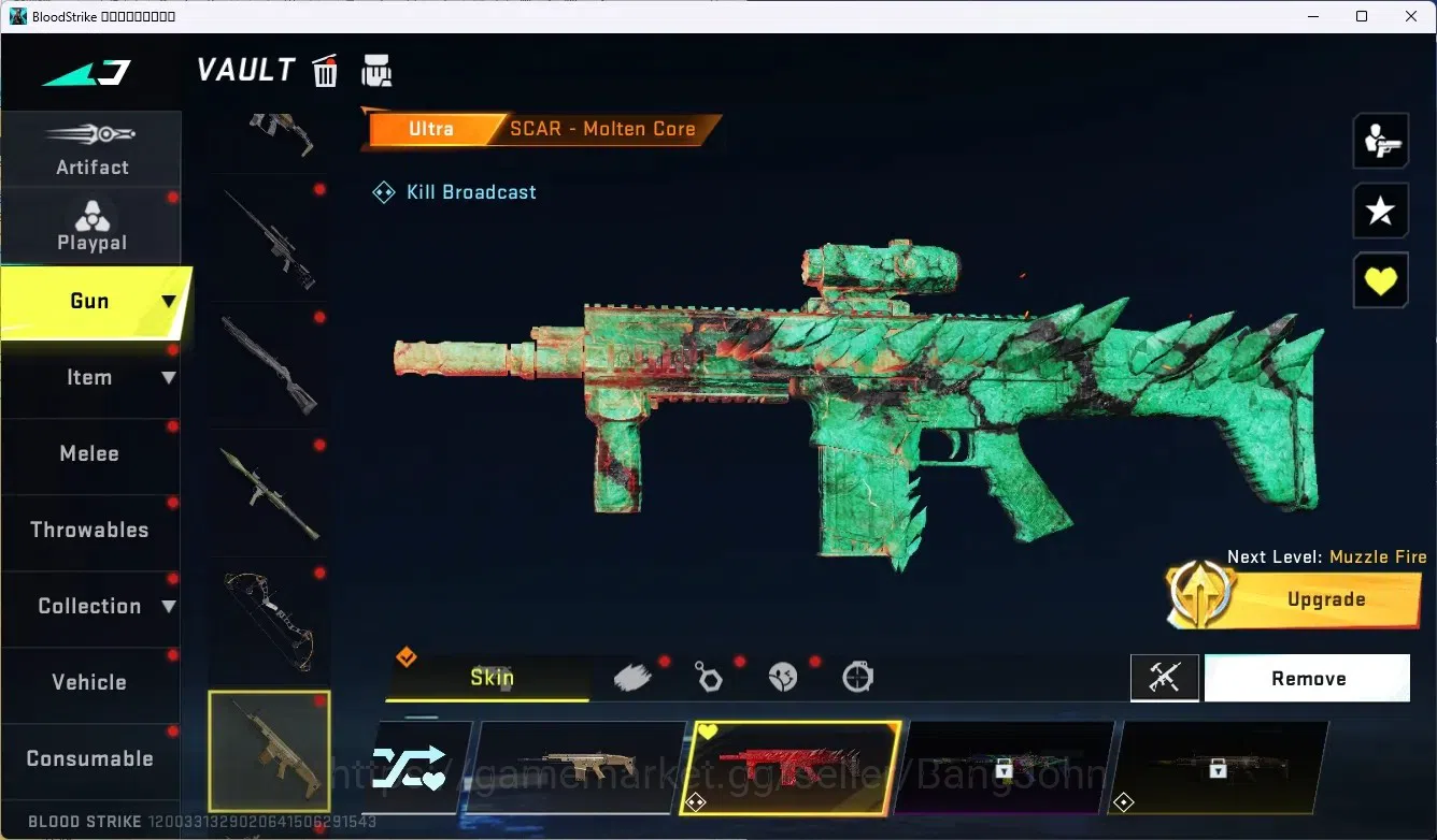 Blood Strike Accounts ASIA | 1 EVA COLLAB GUN|3 ULTRA GUN|3 ULTRA GUNS|1 image 11