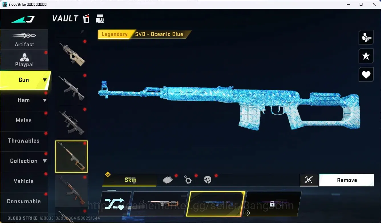 Blood Strike Accounts ASIA | 1 EVA COLLAB GUN|3 ULTRA GUN|3 ULTRA GUNS|1 image 15