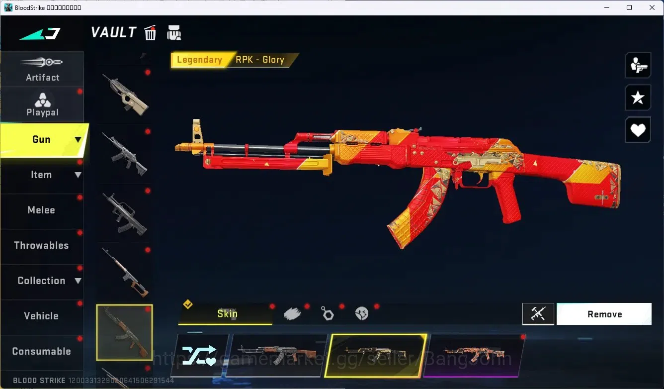 Blood Strike Accounts ASIA | 1 EVA COLLAB GUN|3 ULTRA GUN|3 ULTRA GUNS|1 image 16