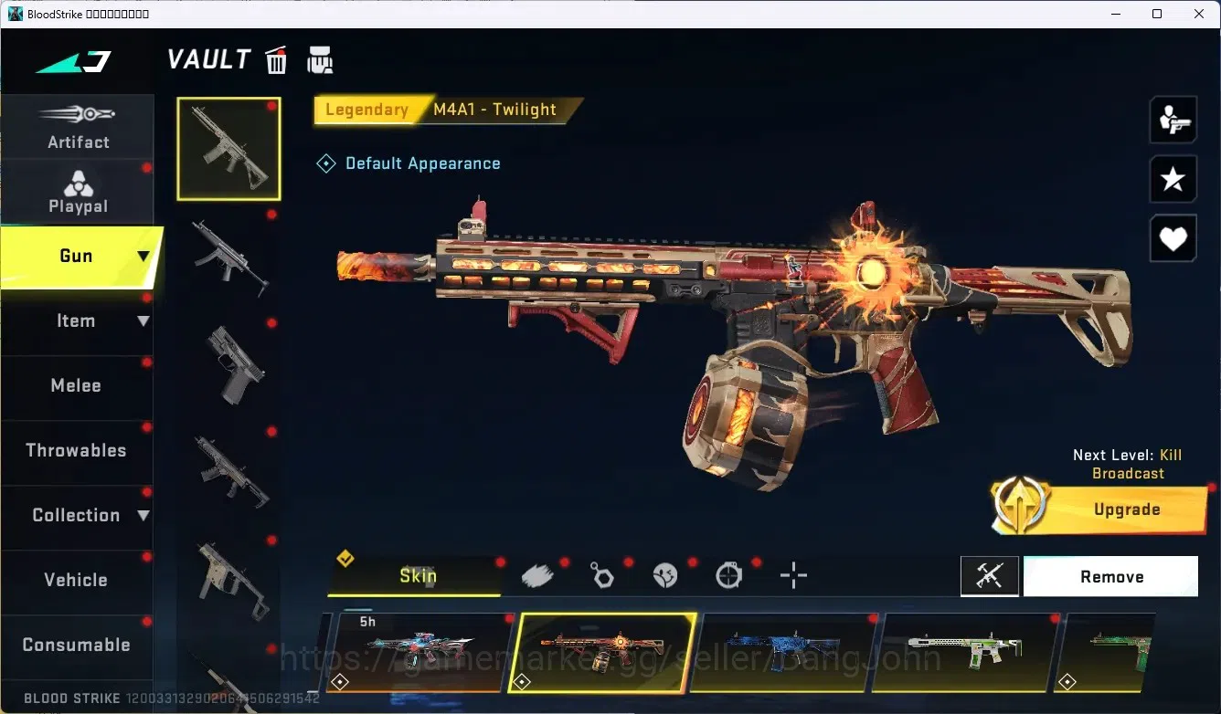 Blood Strike Accounts ASIA | 1 EVA COLLAB GUN|3 ULTRA GUN|3 ULTRA GUNS|1 image 2