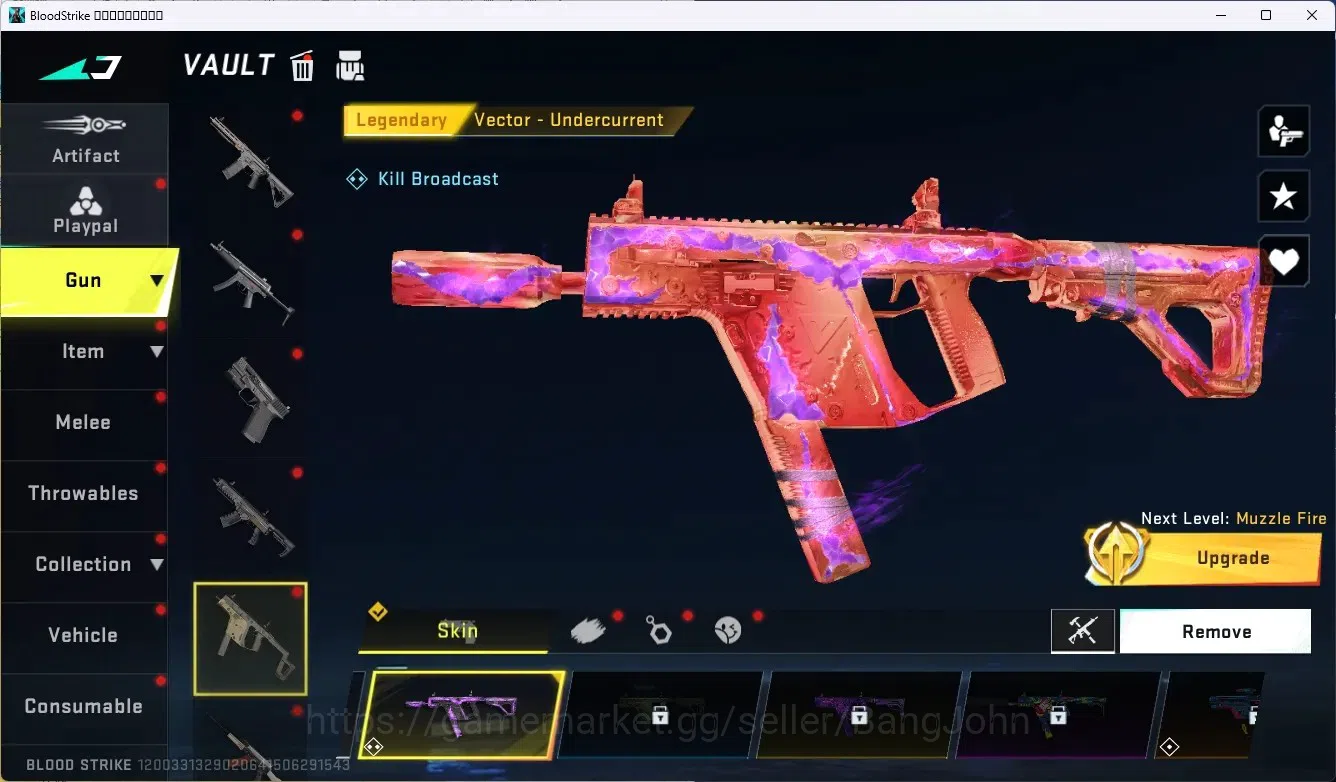 Blood Strike Accounts ASIA | 1 EVA COLLAB GUN|3 ULTRA GUN|3 ULTRA GUNS|1 image 4