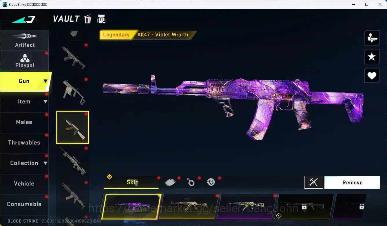 Blood Strike Accounts ASIA | 1 EVA COLLAB GUN|3 ULTRA GUN|3 ULTRA GUNS|1 image 5