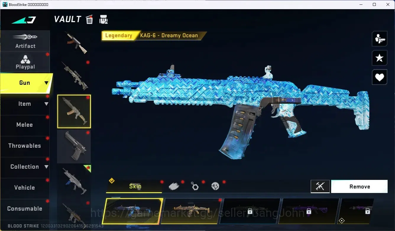 Blood Strike Accounts ASIA | 1 EVA COLLAB GUN|3 ULTRA GUN|3 ULTRA GUNS|1 image 6