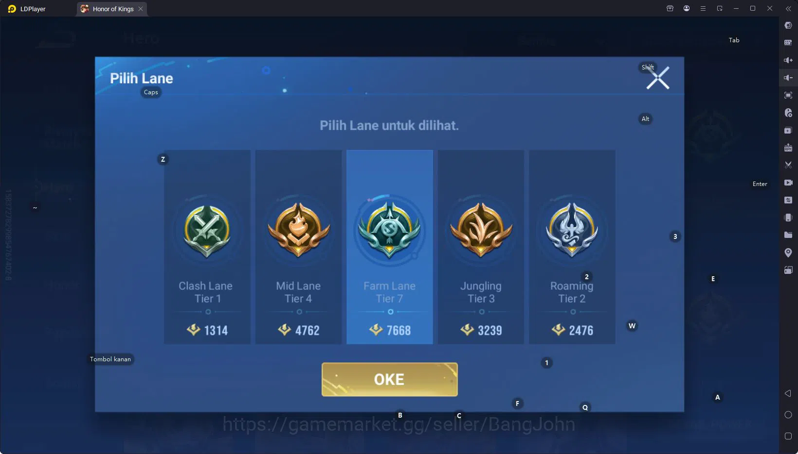Honor of Kings Accounts GLOBAL | 112H, 83S | FOX Arly LYN Da Qiao | More G image 3