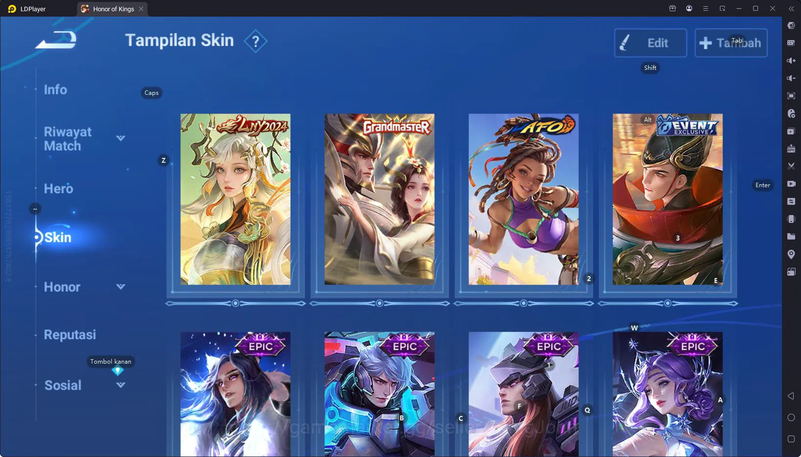 Honor of Kings Accounts GLOBAL | 112H, 83S | FOX Arly LYN Da Qiao | More G image 4