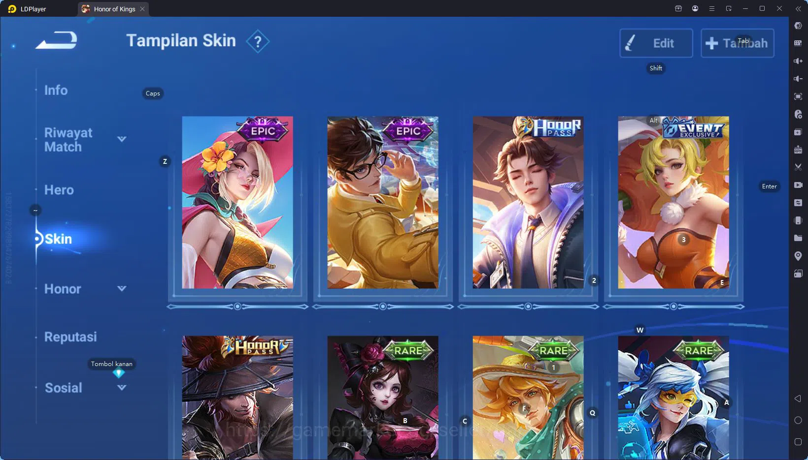 Honor of Kings Accounts GLOBAL | 112H, 83S | FOX Arly LYN Da Qiao | More G image 6