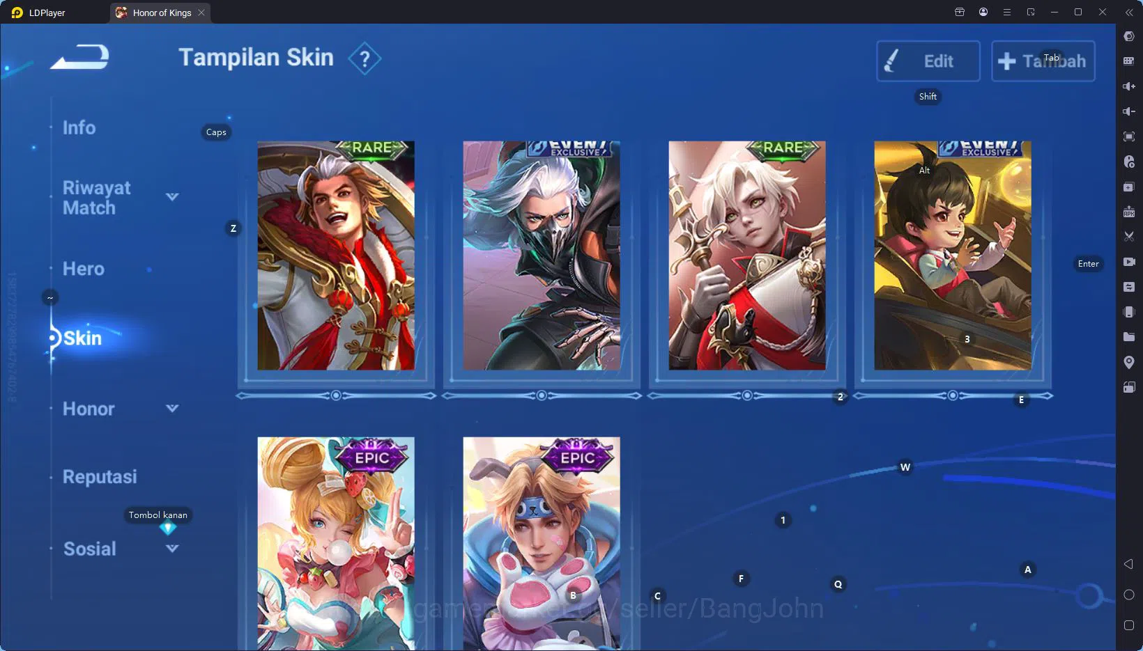 Honor of Kings Accounts GLOBAL | 112H, 83S | FOX Arly LYN Da Qiao | More G image 7