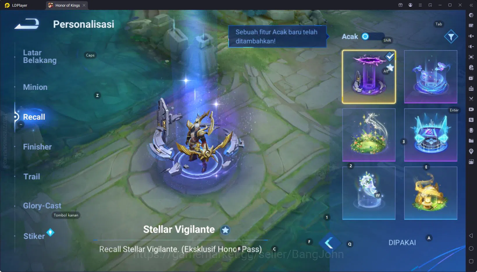 Honor of Kings Accounts GLOBAL | 112H, 83S | FOX Arly LYN Da Qiao | More G image 9