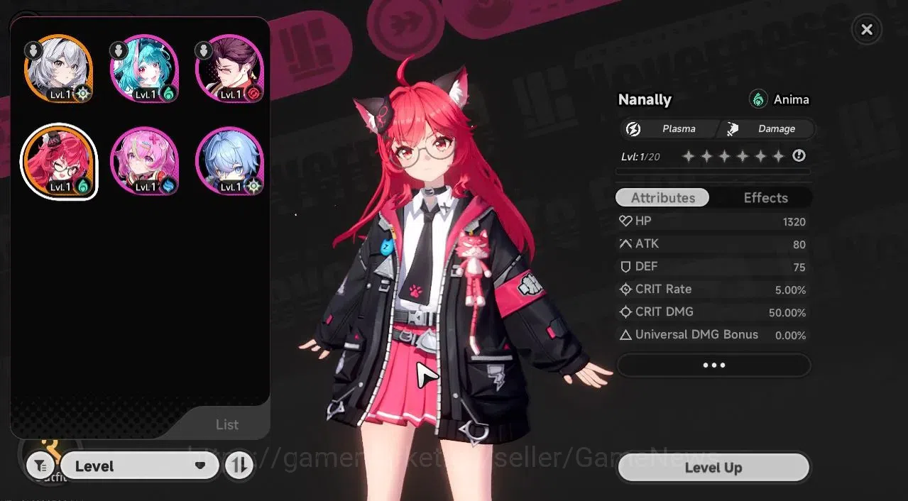 Neverness to Everness Accounts GLOBAL SEA|HL 3|1 SSR Nanally +1 S-Class Char Box|4 SR|Selector 40/50 Roll|Underbos 1