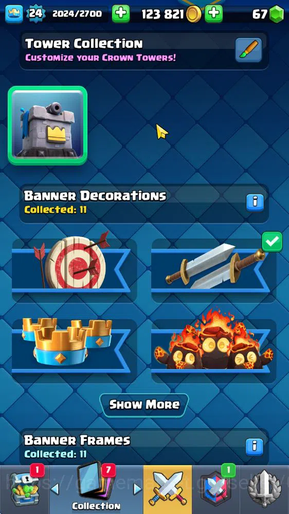 Clash Royale Accounts Midgame Lv 24|Trophy 3806|KTL 9|Limited Skin|Card 72|3 EVO 2 Legendary 20 Epic 24 Rare 26 13