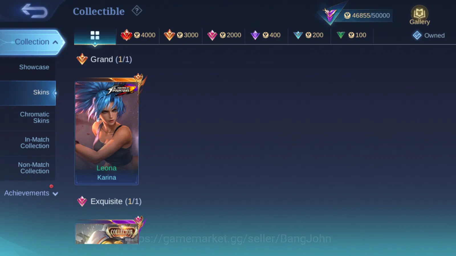 Mobile Legends: Bang Bang Accounts Hero131 | Skin 241 | KOF Karina | Collector Natali image 3
