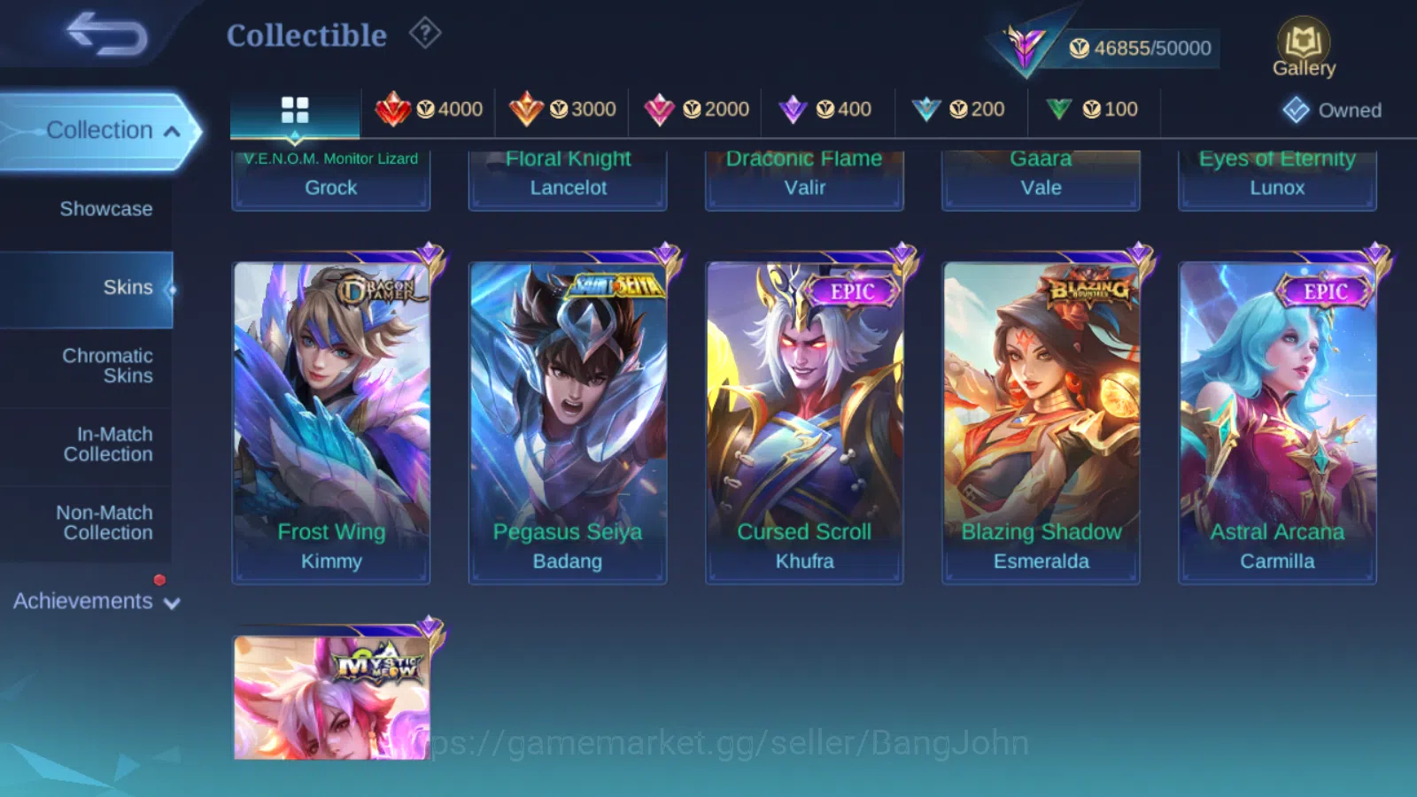 Mobile Legends: Bang Bang Accounts Hero131 | Skin 241 | KOF Karina | Collector Natali image 7