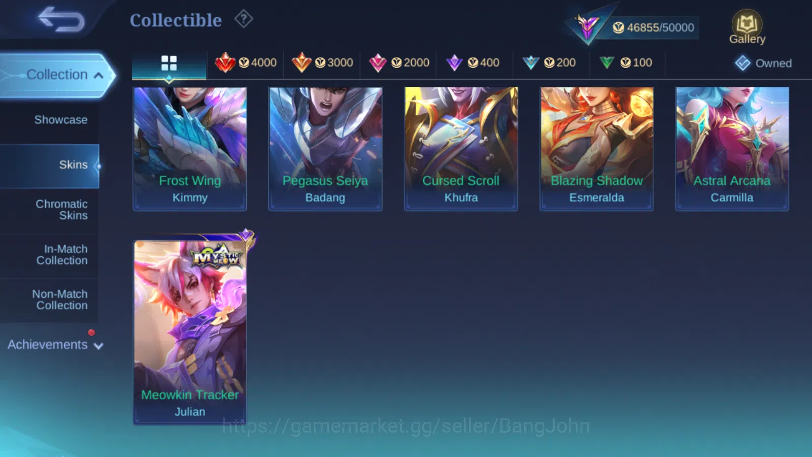 Mobile Legends: Bang Bang Accounts Hero131 | Skin 241 | KOF Karina | Collector Natali image 8