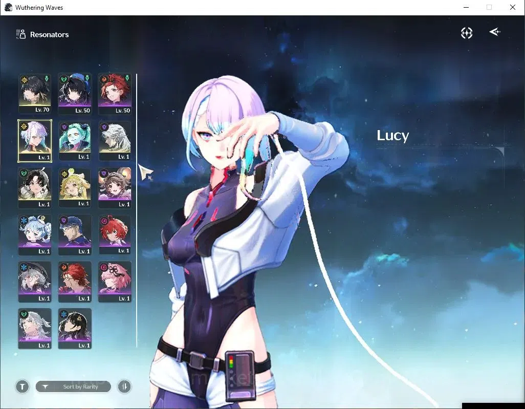 Wuthering Waves Accounts SEA|UL 48|2 Limited| Lucy R5+Sign,Rebecca |152 Lus image 2