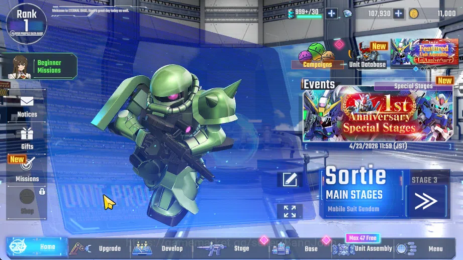 Global Rank 1 | FreshStory | 100+K Diamond, Selector Banner On, 6Gundam SSR+ 2Supp SSR | Gacha Acc, LogBandai Check SS RA350B SD Gundam G Generation ETERNAL Accounts Global Rank 1 | FreshStory | 100+K Diamond, Selector Banner On, 6Gundam SSR+ 2Supp