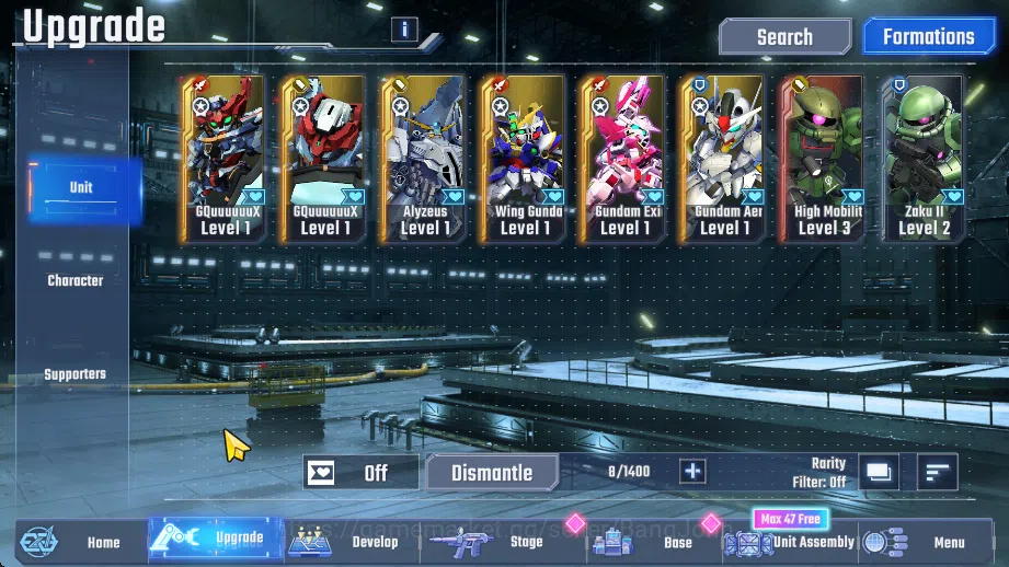 SD Gundam G Generation ETERNAL Accounts Global Rank 1 | FreshStory | 100+K Diamond, Selector Banner On, 6Gundam SSR+ 2Supp 2