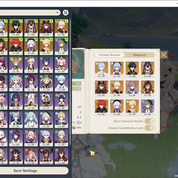 Genshin Impact Accounts Mid Game Asia|AR 55|6 Limited + 6(*5 Weapon)|Odette,Hu Tao,Kazuha,Cyno,Kinich,Ganyu|Male MC|Take