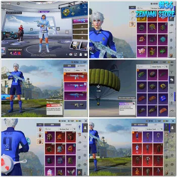 PUBG Mobile Accounts #36 PUBG MOBILE GLOBAL GLACIER M416 Lv.7 MAX The Fool M416 Lv.7 MAX 1 Mythic Helmet 399 Cosmetics 169