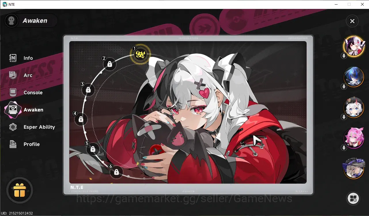 Neverness to Everness Accounts GLOBAL SEA|HL 29|TL 20|5 SSR 1 Limit[LacrimosaA1+S image 4