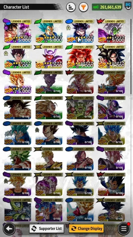 Dragon Ball Legends Accounts 261M Total Power|LV 150|3UL+9LL|SSB Gogeta(Red),SS image 4