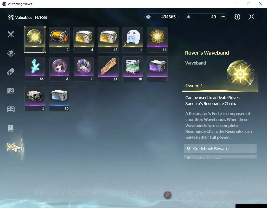 Wuthering Waves Accounts SEA | UL 12 | 1 Limited | (Denia) | DB Lvl 7 | Fem image 8