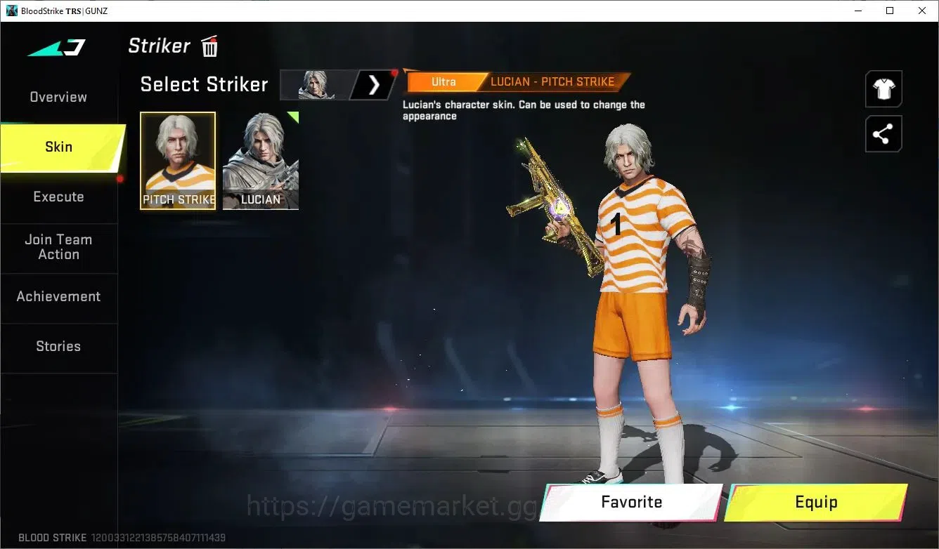 Blood Strike Accounts Collab Skin ASIA|ETERNAL Desert Eagle Scorpius| 2 Limited AR97 and RPK| 4 Collab TR and 7DS |4 14