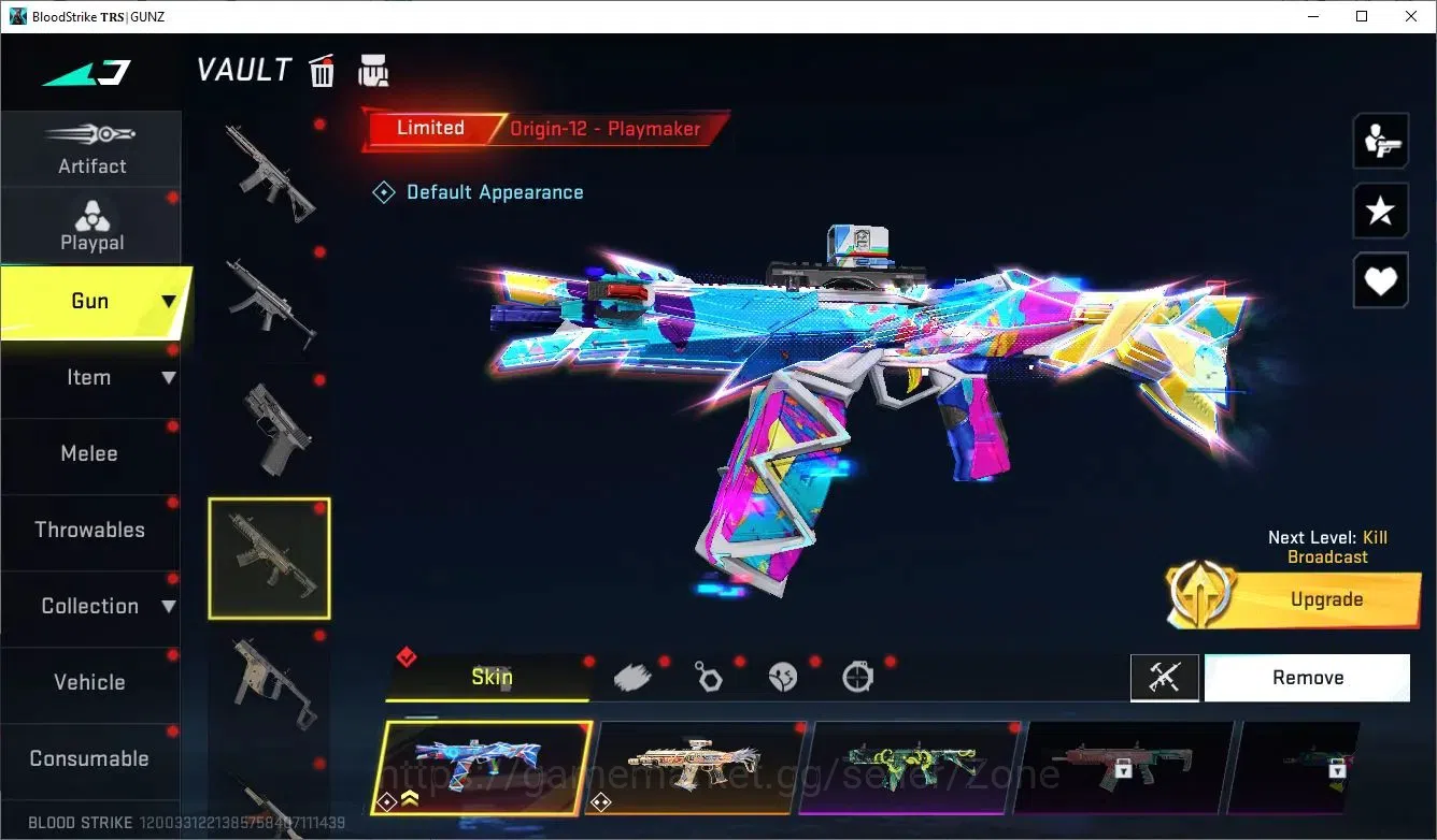 Blood Strike Accounts Collab Skin ASIA|ETERNAL Desert Eagle Scorpius| 2 Limited AR97 and RPK| 4 Collab TR and 7DS |4 15