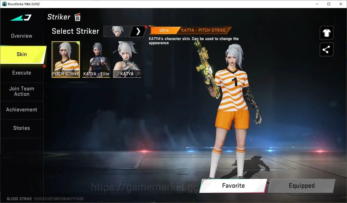 Blood Strike Accounts Collab Skin ASIA|ETERNAL Desert Eagle Scorpius| 2 Limited AR97 and RPK| 4 Collab TR and 7DS |4 7