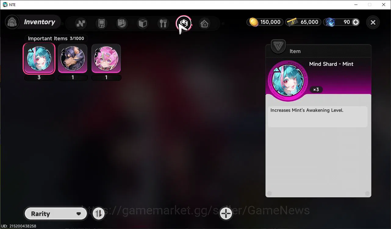 Neverness to Everness Accounts GLOBAL NA|HL 3| 1 SSR Limited Nanally |6 SR Auriel image 7